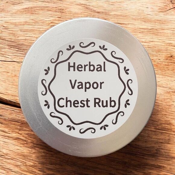 Herbal Vapor Chest Rub with Mullein, Peppermint, Eucalyptus Balm - Picture 6 of 10